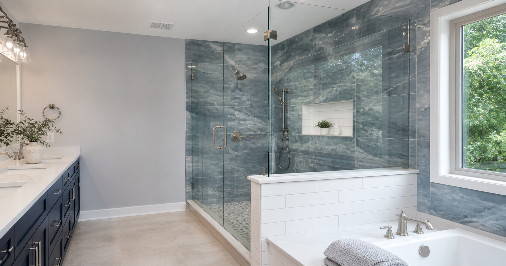 Detailed tile craftsmanship